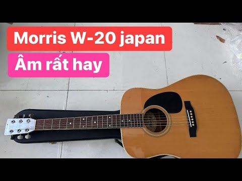 Đàn guitar Morris W-20 japan âm rất hay. Giá: 2tr200k, guitar nhật, guitar morris 0936057750