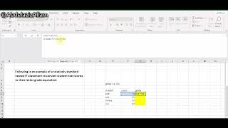 How To Use multi  IF nested Function in excel