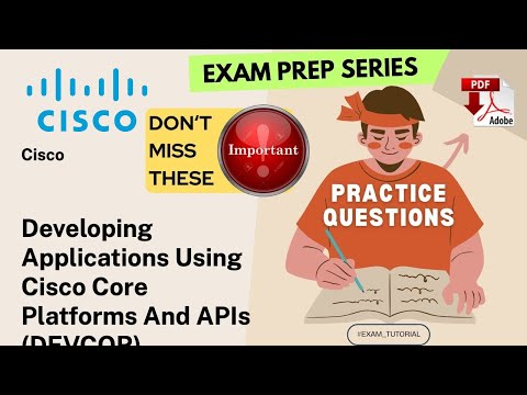 350-901 Exam Tutorial🔥IMPORTANT TOPICS🔥| Developing Applications using Cisco Core Platforms and A
