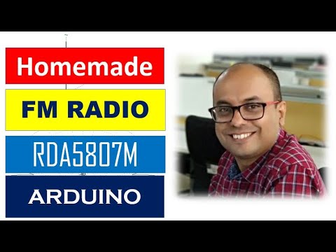 DIY FM Radio using RDA5807M FM Radio module and Arduino NANO.