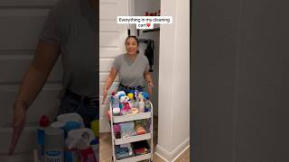 What’s in my cleaning cart! #clean #viral #trending #easy #cart #helpful