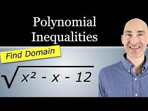 Using Polynomial Inequalities to Find the Domain of a Radical Function
