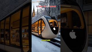 "Japan’s Trains vs America’s Struggle 🚆😅" #japan #usa #facts #viraltruth #trains