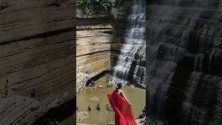 Dhuppani waterfall, Rangamati 🇧🇩 #bangladesh #travel #dronevideo #shortvideo #drone #rangamati