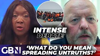 HEATED: Nana Akua SLAPS DOWN Ex-Cop in FIERY Migrant Exchange as Asylum Seekers Gamble Taxpayer Cash