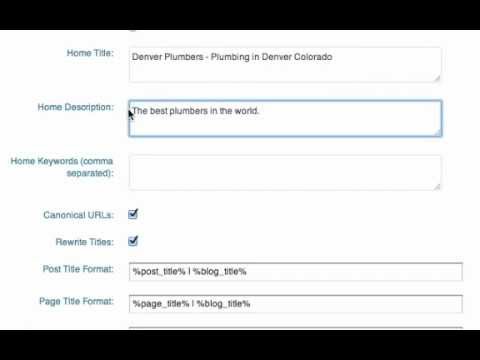 Install All in One SEO Pack Plugin for WordPress