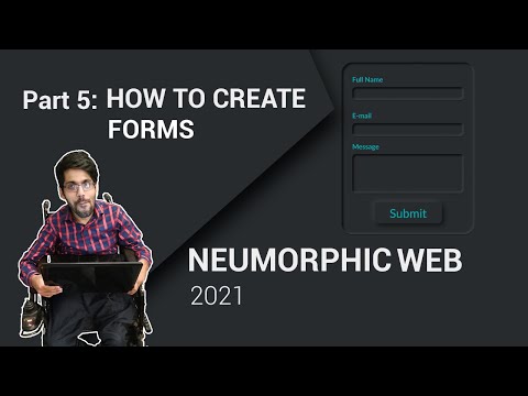 How To Create Forms Neumorphic Design Website In [HTML CSS 2021]  Part 5 | Code Fusion
