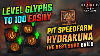 Reach Glyph 100 FAST with Hydrakuna Speedfarm Build - S9 Diablo 4