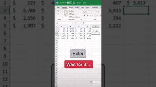 Excel AutoSum Trick you don't know#all#new#excel#video#short
