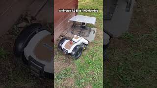 Ambrogio 4.0 AWD docking #robotmower #ambrogio