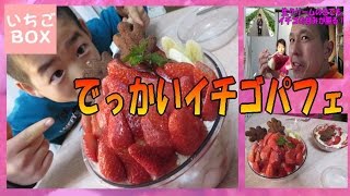 [Hitachihime] I tried making a large strawberry parfait using Hayakawa-san's strawberries
