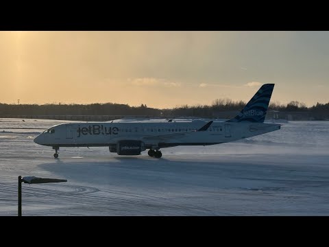 Blizzard Afternoon Planespotting ROC 2/1/2025