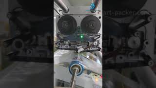 Bandwärmecodiermaschine auf Verpackungsfolie, die Video läuftBandwärmecodiermaschine auf Verpackungs