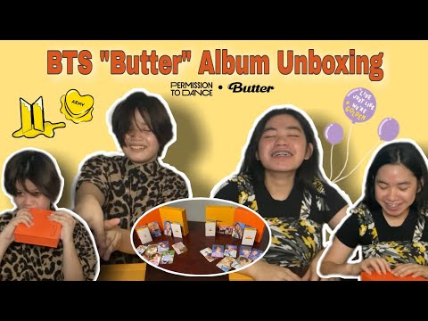 BTS “Butter” Album Unboxing (Peaches & Cream Versions) | ft. Faith Melendez