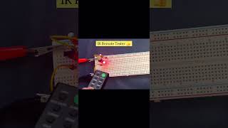 IR Remote Tester 🤩 #electronics #breadboard #led #circuit