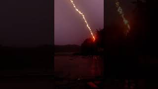 Lightning Strike Too Close to Handle—A Terrifying Near Miss!