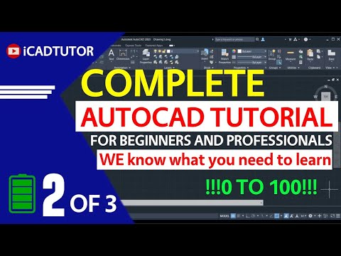 AutoCAD 2023 Complete Tutorial For Beginners - Part 2 0f 3