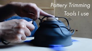 Pottery Trimming Tools I Use [陶芸] 削りの道具
