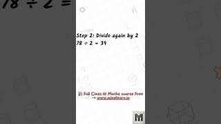 Express 156 as Product of Prime Factors ✍️ | Class 10 Maths | Real Numbers | Minelearn