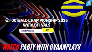 🔴WATCHPARTY eFootball™ CHAMPIONSHIP 2025 WORLD FINALS | DAY 1 | GROUP STAGE | SUPPORTING NEPAL