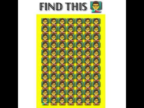 find the different emoji