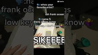 frank ocean for lifeee #frankocean #songs #music #highschool #girl #artist #topartists