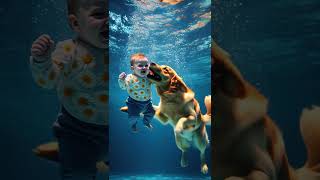 Do you want a smart and loyal dog like this 🐶❤️ #baby #dog #video #viral #animals #help