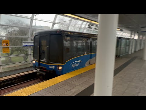 Expo Line train at Science World Station