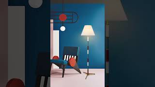 New Vintage Color Matching Floor Lamp | Modern & Concise Design | Living room floor lamp