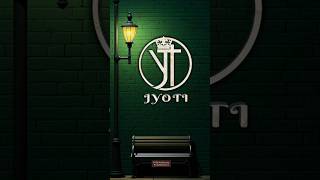 JYOTI Name How to create logo for business brand How to create logo.#meta ai tutorial.#logo #shorts