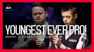 14-YEAR-OLD Michal Szubarczyk Makes Professional Snooker Debut vs Shaun Murphy! 🤯 | Wuhan Open 2025