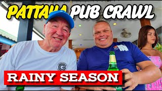 Pattaya Pub Crawl on Pattaya Beach Road Thailand.