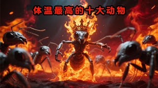 【奇趣世界TOP】体温最高的十大动物#体温最高的动物, #动物界高温排行榜, #小麝鼩体温