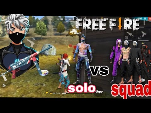 free fire solo vs squad game play best mp40 headshot op game play by v9zo gaming - dragen ak