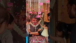 Dhruva Sarja Daughter and Chiru Son #chirusarja #chiranjeevisarja #dhruvasarja #sandalwood #kannada