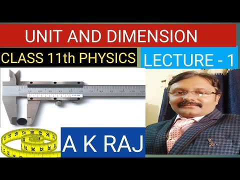 UNIT AND DIMENSION (LECTURE-1) IN HINDI