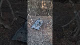 9 February 2025 Ukrainian Gepard AAA tank hit by dud Russian Lancet drone 2