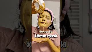 100 Years Old Ubtan Mask💫🤯 #skincare #youtubeshorts #glowingskin #facemask #ubtan #diy #hack