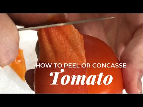 How to peel a tomato