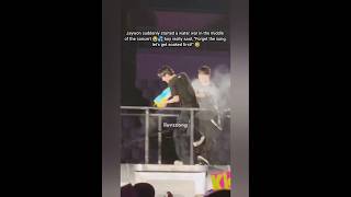 Jaywon started a random water war mid-concert..😂#jay#jungwon #enhypen