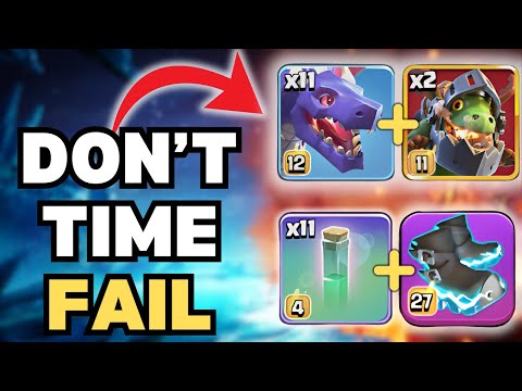 How to Deploy your Dragons to NEVER Time Fail in Clash Of Clans