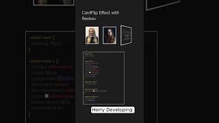 🎴✨ "Mind-Blowing Card Flip Effect with Flexbox! 🚀 (CSS3 Tutorial)" ✨🎴 #shortvideo #shorts #short