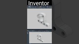 Inventor 3D Modeling #autocad #inventor #solidworks #cad #cadsoftware #draftingsoftware #cadtrick
