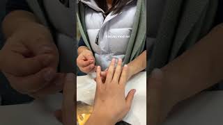 Trying gel x nails at home !! #gelxnails #gelnailsathome