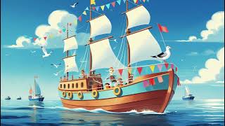 Big Boat Adventure in the Sea 🚢🌊 | Ocean Song for Kids