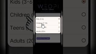 Discover unlimited prize ideas with Weopi AI forms!🤩Weopi.com#website #AItutorials #freeai #ai