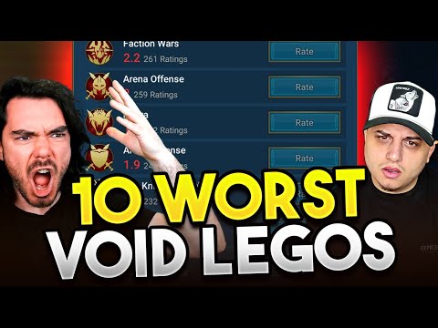 The WORST RATED VOID LEGENDARIES in Raid: Shadow Legends ft.@YST_Verse