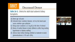 Pre-Transplant Assessment