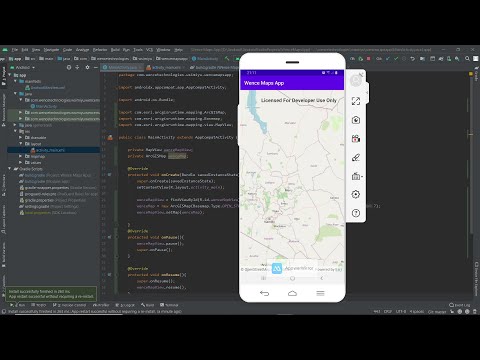 Adding a Map to an android Application ~ ArcGIS Runtime SDK for Android