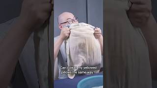 How to clean a yellowed shirt👕 #miwuscience #lifehacks #fyp #shorts #shortsfeed #shortvideo